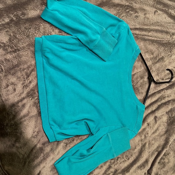 Teal Crop Top - Picture 3 of 3